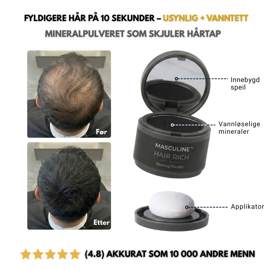 Masculine HairRich™ - Premium Hairloss Filler For Men NO