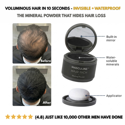 Masculine HairRich™ - Premium Hairloss Filler For Men
