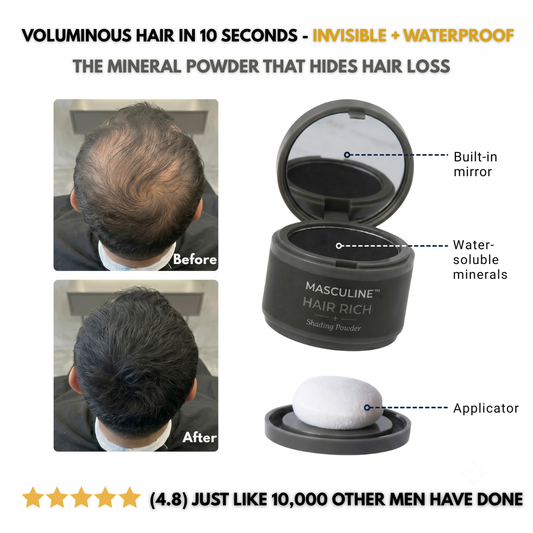 Masculine HairRich™ - Premium Hairloss Filler For Men
