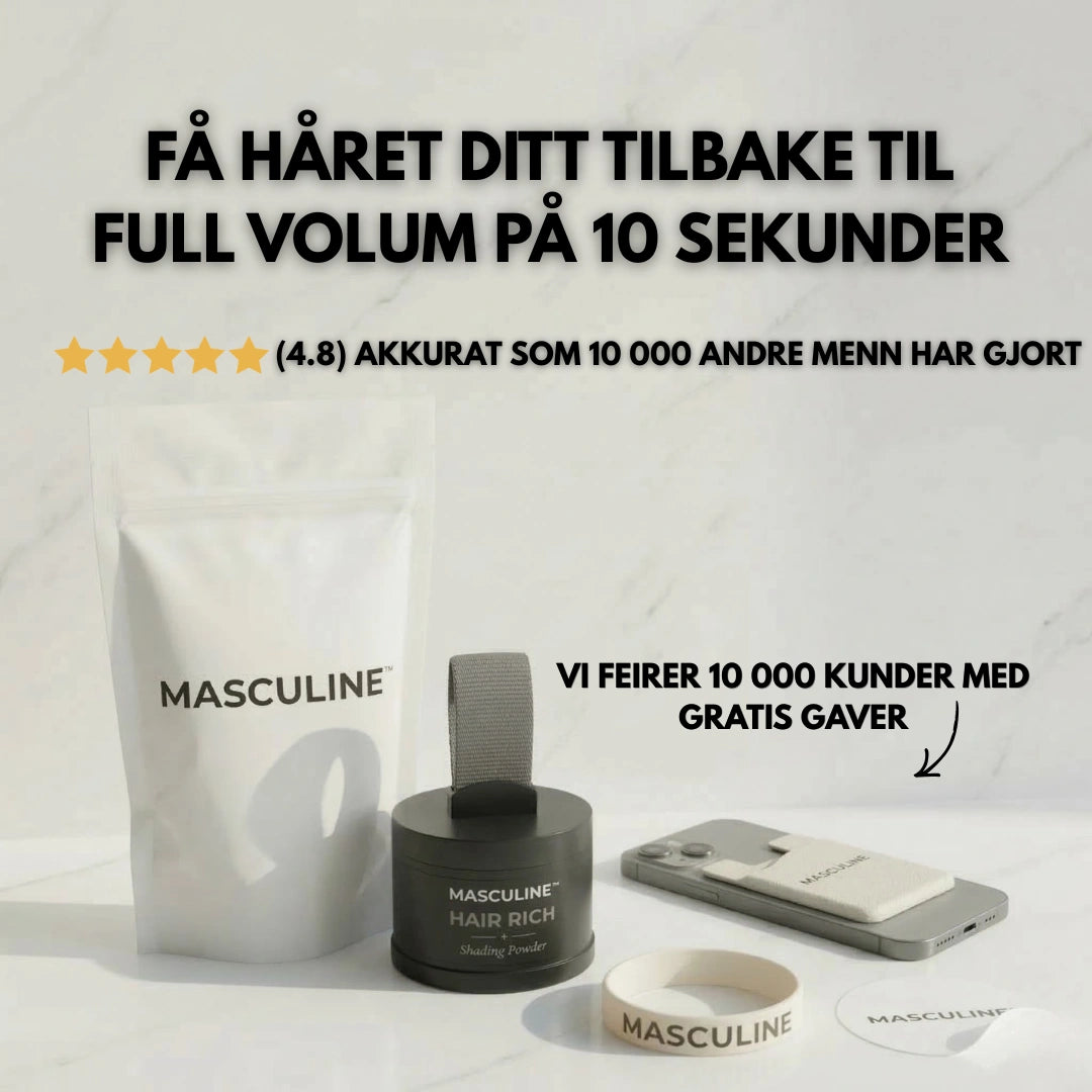 Masculine HairRich™ - Premium Hairloss Filler For Men NO